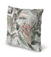 TROPICAL JUNGLE WHITE Accent Pillow By Marina Gutierrez