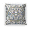 EMPIRE TAN & BLUE Accent Pillow By Marina Gutierrez