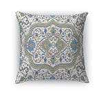 EMPIRE TAN & BLUE Accent Pillow By Marina Gutierrez