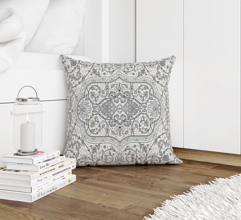 EMPIRE GREY & BEIGE Accent Pillow By Marina Gutierrez