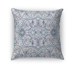 EMPIRE GREY & BLUE Accent Pillow By Marina Gutierrez