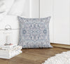 EMPIRE GREY & BLUE Accent Pillow By Marina Gutierrez