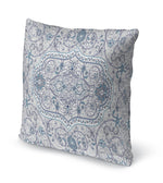 EMPIRE GREY & BLUE Accent Pillow By Marina Gutierrez