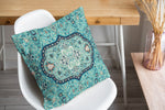 EMPIRE TEAL Accent Pillow By Marina Gutierrez