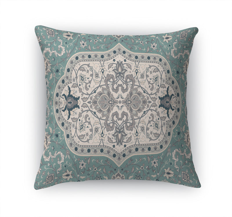 EMPIRE AQUA Accent Pillow By Marina Gutierrez