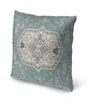 EMPIRE AQUA Accent Pillow By Marina Gutierrez