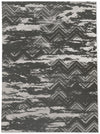 ZIG DISTRESSED DUSK Area Rug By Scandi Girl Studio