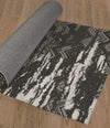 ZIG DISTRESSED DUSK Area Rug By Scandi Girl Studio