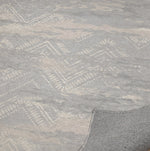 ZIG DISTRESSED FOG Area Rug By Scandi Girl Studio