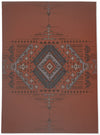 ZINA RUST Area Rug By Kavka Designs