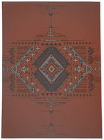 ZINA RUST Area Rug By Kavka Designs