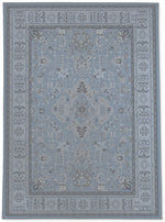 AGRA WINTER ROSE BLUE Area Rug By Kavka Designs