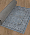 AGRA WINTER ROSE BLUE Area Rug By Kavka Designs