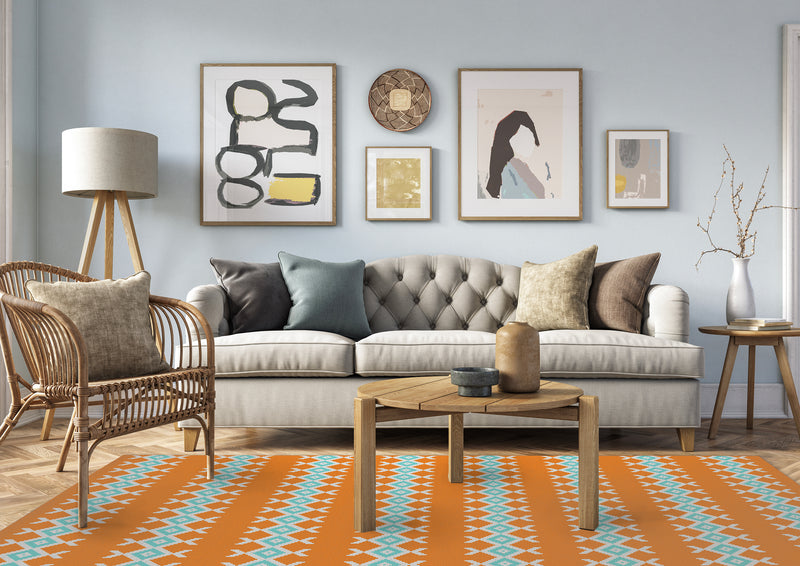 LAGUNA ORANGE Area Rug By Kavka Designs