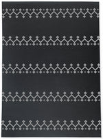 ZIPPER CHARCOAL Area Rug By Kavka Designs