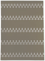 ZIPPER BROWN Area Rug By Kavka Designs