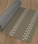 ZIPPER BROWN Area Rug By Kavka Designs