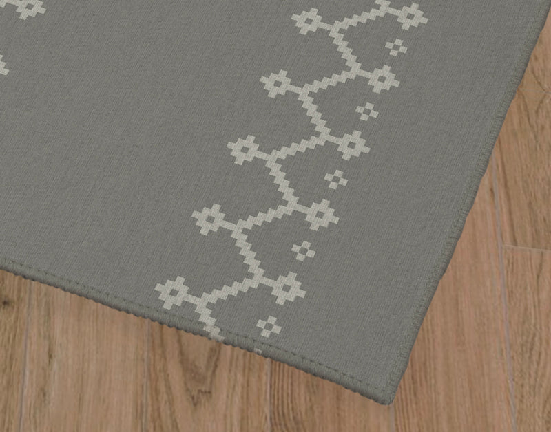 ZIPPER GREY Area Rug By Kavka Designs