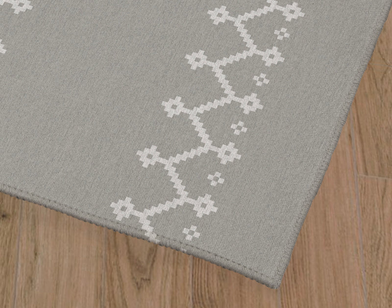 ZIPPER LIGHT GREY Area Rug By Kavka Designs