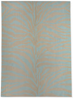 ZEBRA AQUA Area Rug By Kavka Designs