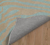 ZEBRA AQUA Area Rug By Kavka Designs