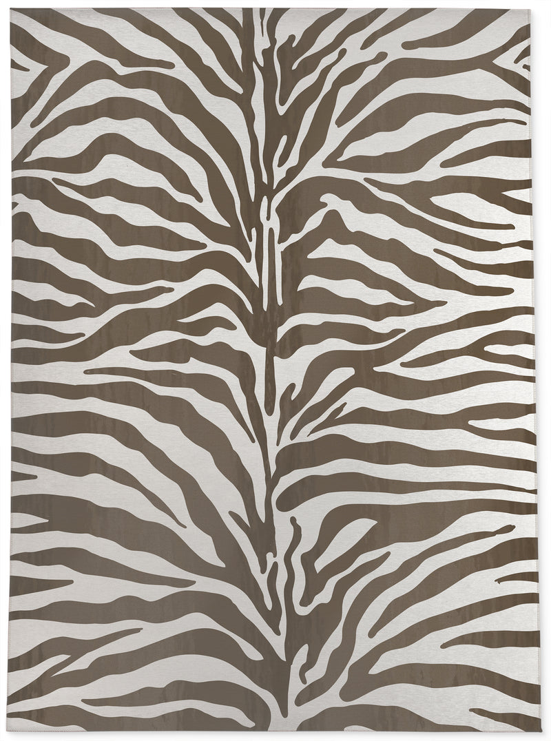 ZEBRA BROWN Area Rug By Kavka Designs