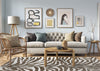 ZEBRA BROWN Area Rug By Kavka Designs