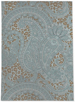 CHEETAH BLUE TAUPE Area Rug By Kavka Designs