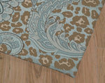 CHEETAH BLUE TAUPE Area Rug By Kavka Designs