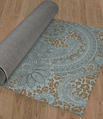 CHEETAH BLUE TAUPE Area Rug By Kavka Designs