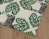 ZEBRA HERD GREEN Area Rug By Kavka Designs