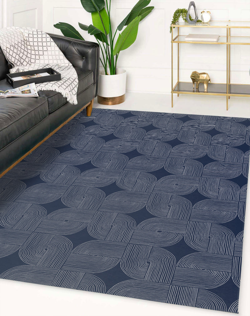 WILLIS NAVY Area Rug By Kavka Designs