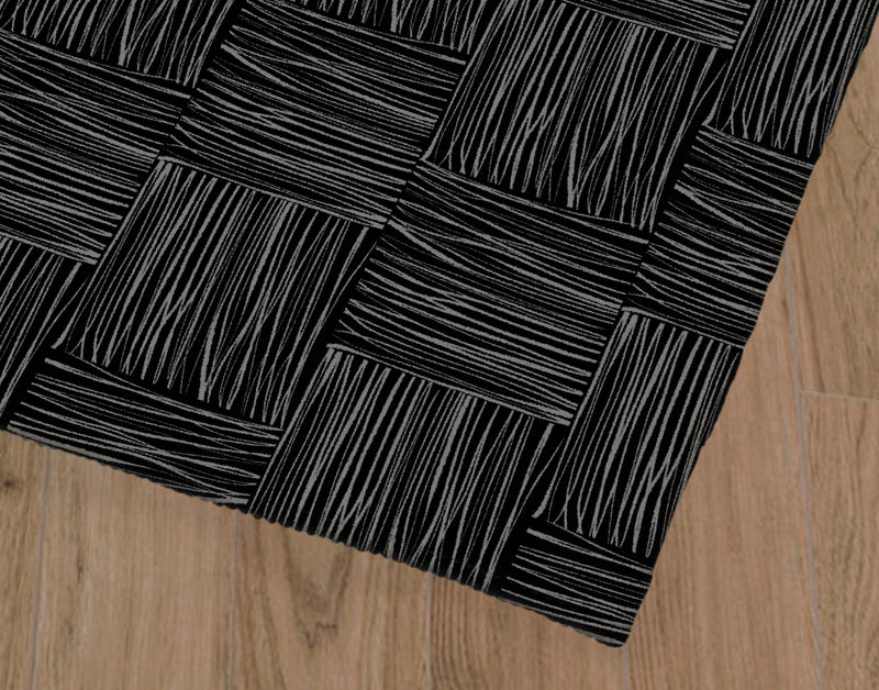 WOVEN CHARCOAL Area Rug By Kavka Designs