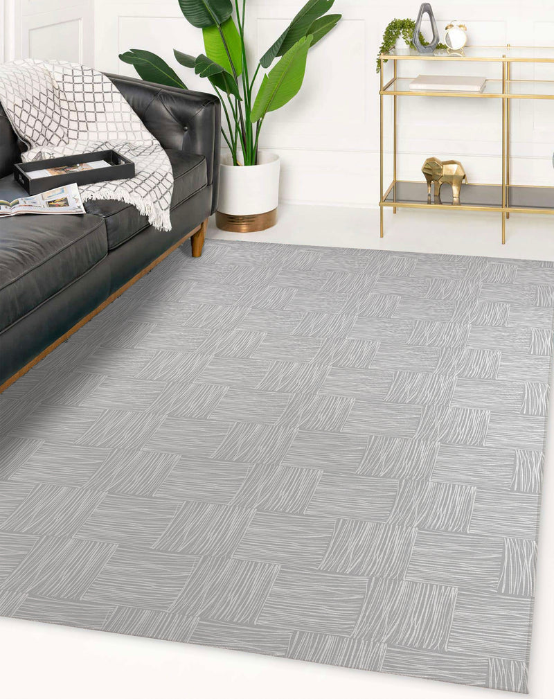 WOVEN GREY Area Rug By Kavka Designs