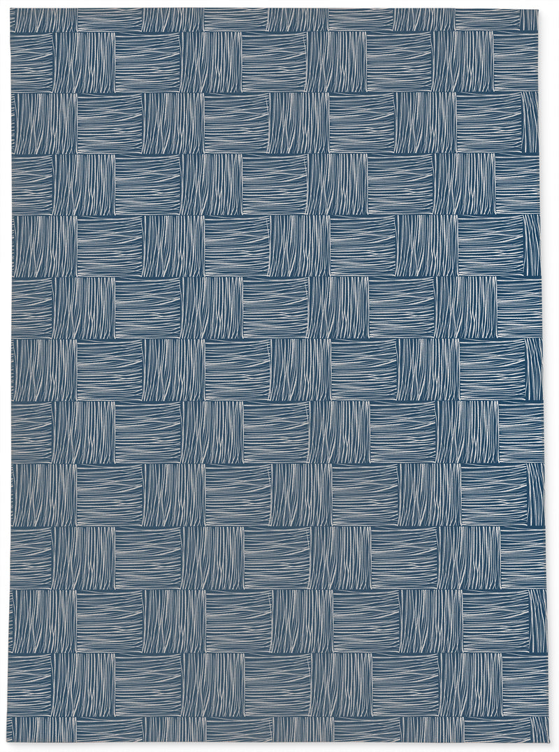 WOVEN NAVY Area Rug By Kavka Designs