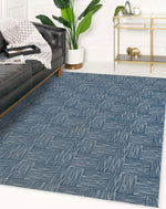 WOVEN NAVY Area Rug By Kavka Designs