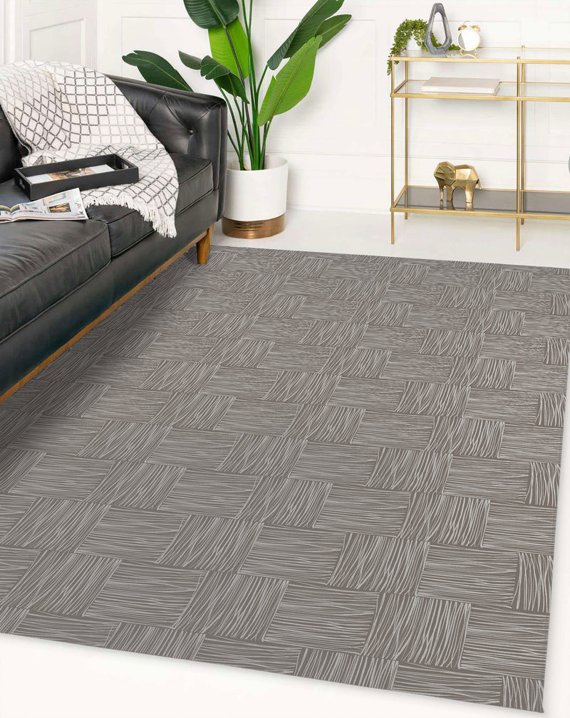 WOVEN TAUPE Area Rug By Kavka Designs