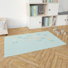 ALPHABET AQUA Area Rug By Kavka Designs