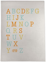 ALPHABET TAN Area Rug By Kavka Designs