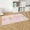 HOPSCOTCH PATTERN PINK Area Rug By Kavka Designs