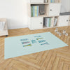 PLAY ALL DAY AQUA Area Rug By Kavka Designs