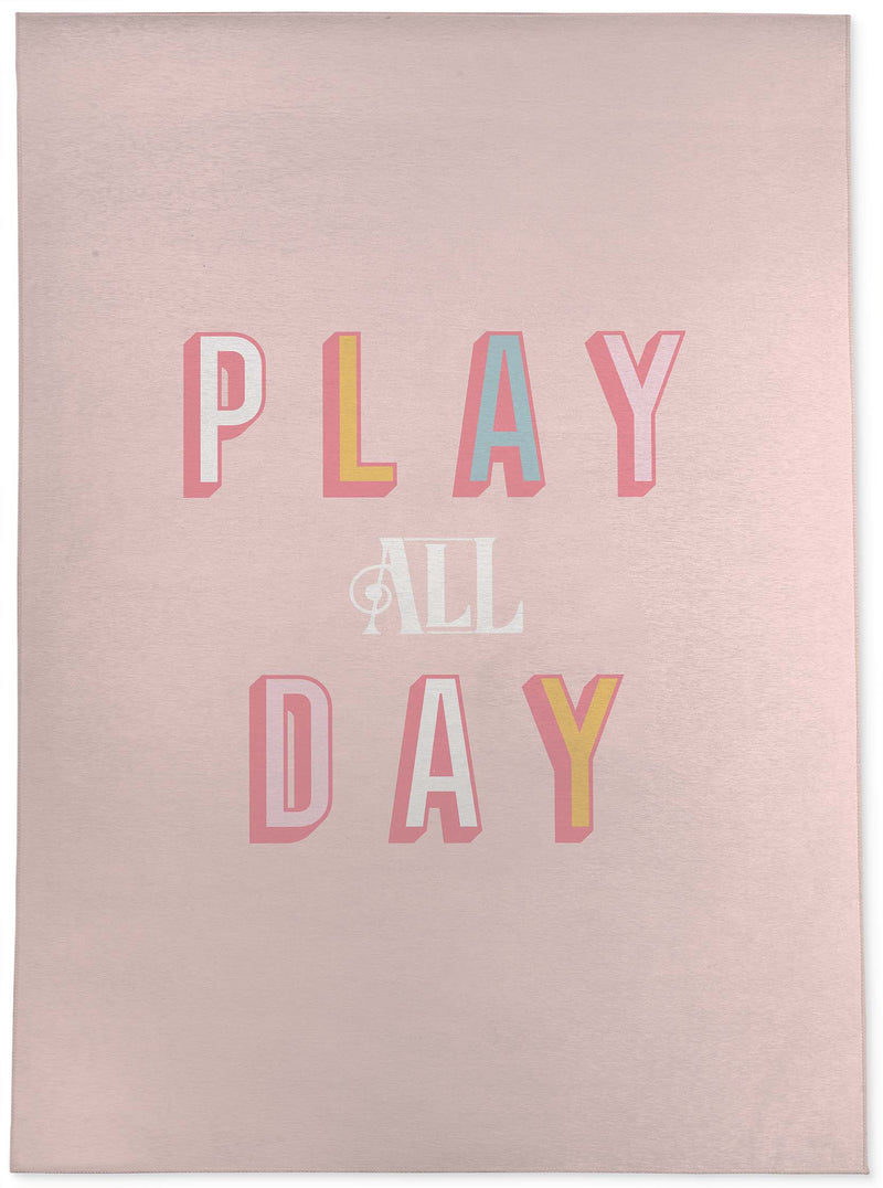 PLAY ALL DAY PINK Area Rug By Kavka Designs