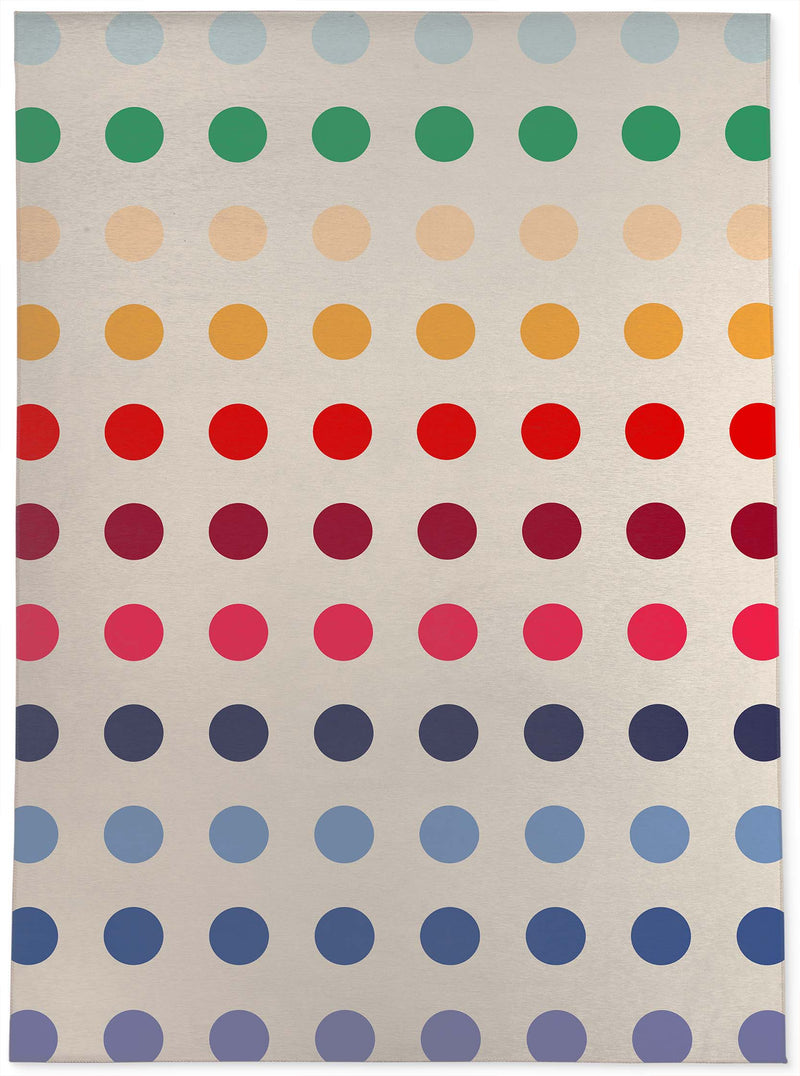 RAINBOW DOTS Area Rug By Kavka Designs