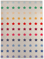 RAINBOW STARS Area Rug By Kavka Designs