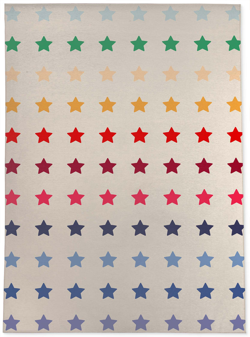 RAINBOW STARS Area Rug By Kavka Designs