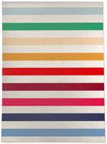 RAINBOW STRIPES Area Rug By Kavka Designs