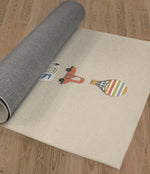 STACKED TRUCKS TAN Area Rug By Kavka Designs