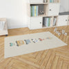 STACKED TRUCKS TAN Area Rug By Kavka Designs