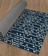 ABACUS NAVY Area Rug By Kavka Designs