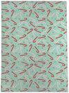 CANDY CANE KISSES MINT Area Rug By Kavka Designs